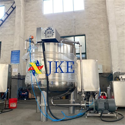 Tangki Pencampur Mayones Industri Dengan Homogenizer